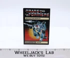 Mirage Instruction Manual Booklet 1984 Hasbro G1 Transformers Vintage
