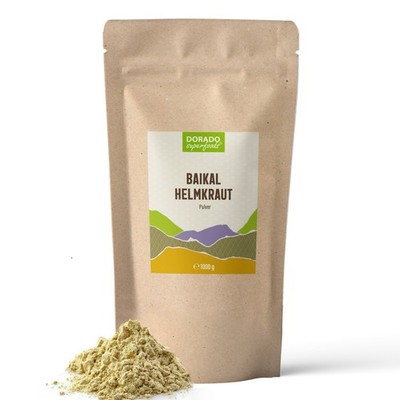 Baikal Helmkraut Wurzel Pulver Baicalin - 1000 g | Dorado Superfoods