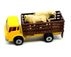 Matchbox Lesney Superfast 71 Dodge Cattle Truck yellow, rare unpainted base mint