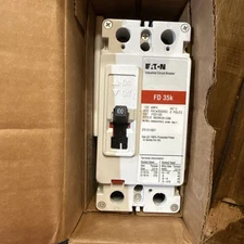 Eaton FD2100 Circuit Breaker 100A 2P 600V 1PH FD 35k 100 Amp 2 Pole Used