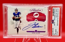 2018 Flawless JOSH ALLEN Rookie Signatures Gem Ruby Auto  #'d 11/20 PSA 10 RC