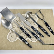 Vintage Androck Stainless Steel Kitchen Utensil Set 6 Piece USA Made MCM