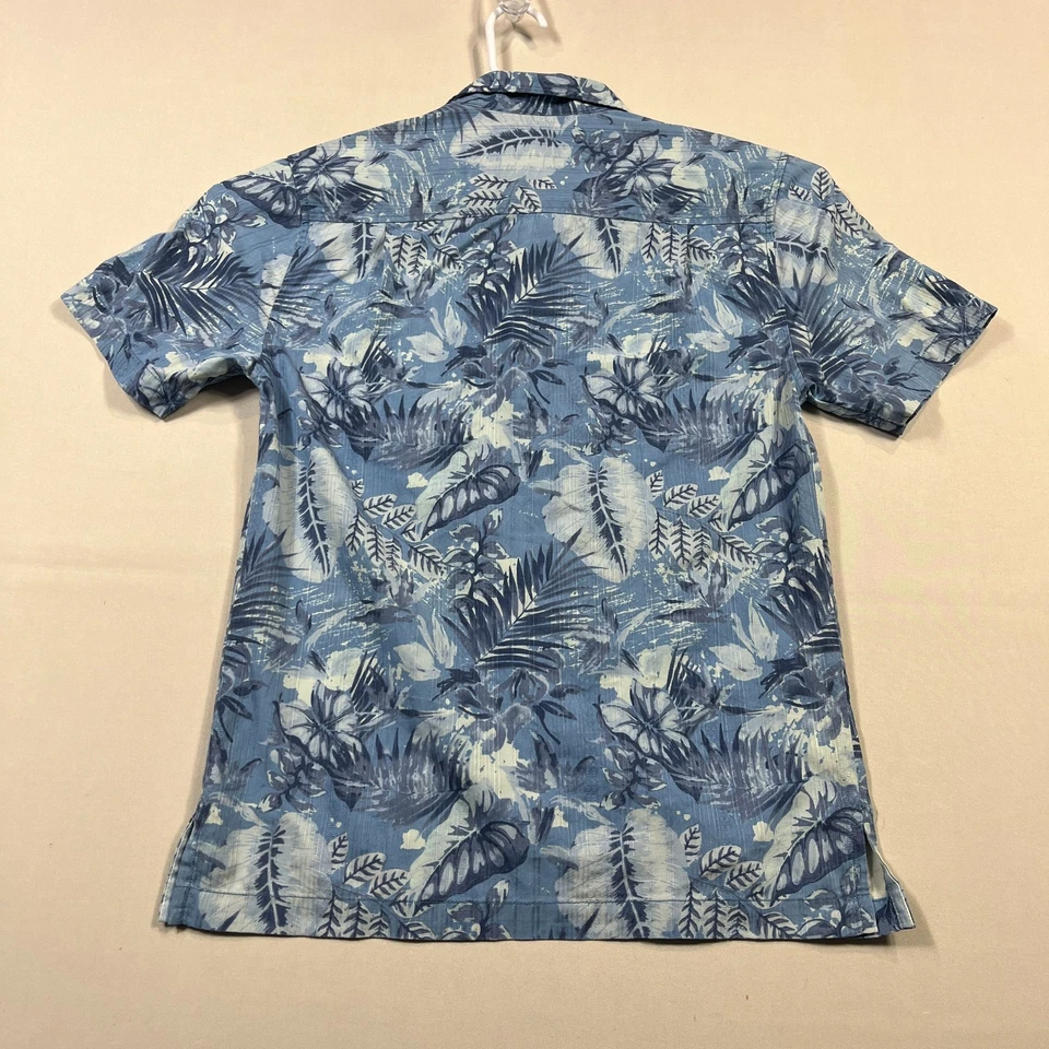 Tommy Bahama Silk Blend Shirt Tropical Party Button Up Open Collar Mens XS Slim - image 2 of 4