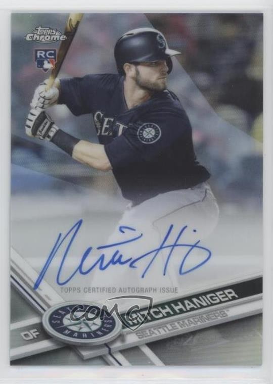 2017 Topps Chrome Rookie Auto Refractor 497/499 Mitch Haniger #RA-MH Auto 0c6