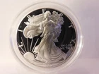1997 P Proof Silver American Eagle $1-Deep Cameo - OGP/COA-Beautiful High Grade