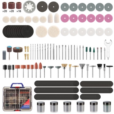 WORKPRO 476PCS Rotary Tool Dremel Accessories Kit Polishing Grinding Sanding Set
