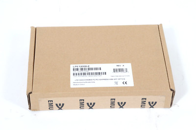 Emulex LPE12000-E 8Gb/s FC PCIe HBA with SFF Fibre Channel Optics