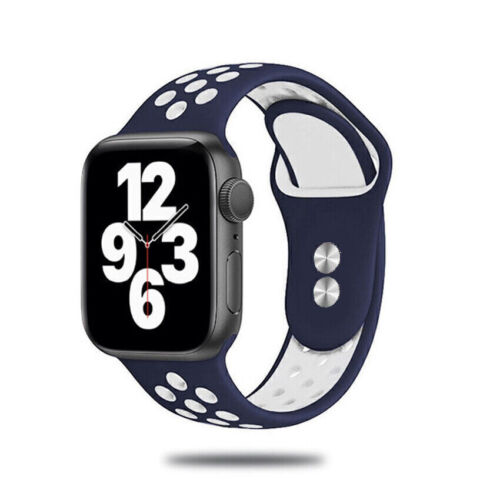 38/41/49mm SILICONE Sport For Apple Watch Strap Band iWatch Ultra2 9 8 7 6 SE 5 - Picture 31 of 45
