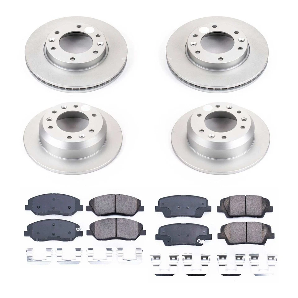 CRK5831 Powerstop Brake Disc and Pad Kits 4-Wheel Set Front & Rear for Sedona - Изображение 3 из 4