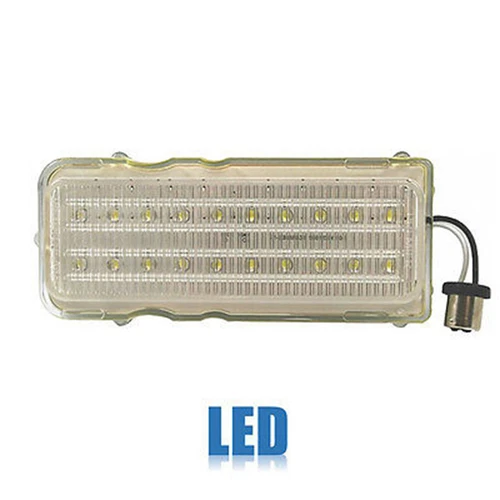 68 1968 Chevy Camaro Red LED Tail Brake Light & Clear Back Up Lamp Lenses Pair - Foto 4 di 5