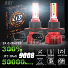 LED For Ford F-150 2004-2008 Headlight Kit H13 6000K White Bulbs High/Low Beam