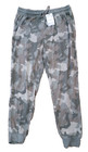 🌼 Women's XL Soft Olive Green Camo Jogger Pants New Nwt Pink Rose Cozy Athletic — photo 1