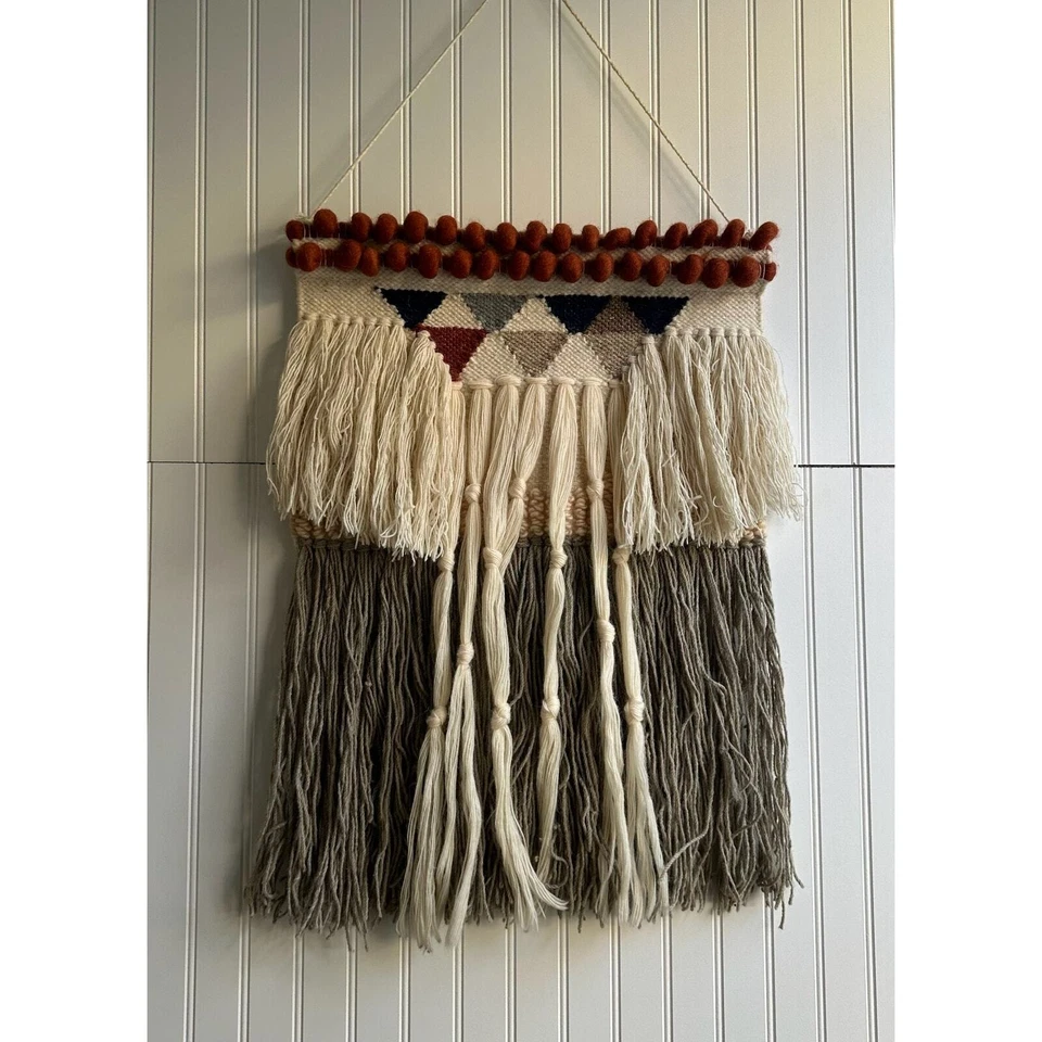 Tapiz colgante de lana de los nativos americanos del suroeste Bloomingville Foto 2 de 4