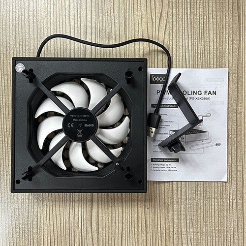 Gaming Console Cooling Fan RGB Headset Hanging Storage Bracket for Xbox Series X - Picture 3 of 9