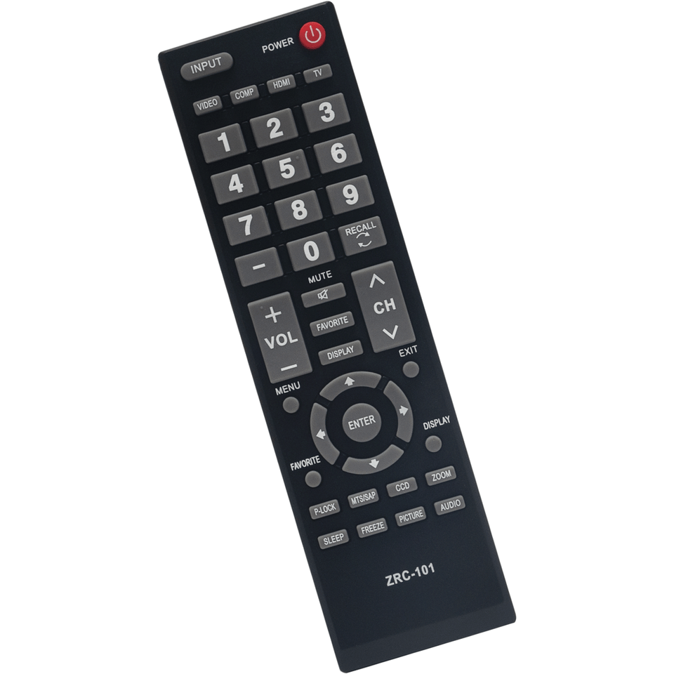 New ZRC101 Replacement Remote Control for Insignia TV NSLCD3209 NS