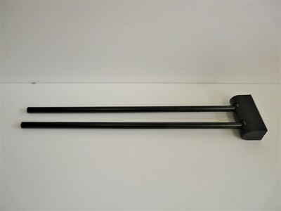 Towel Holder, Keuco Smart 2, Matte Black, Towel Bar, Swiveling