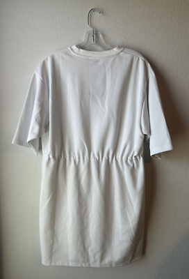 adidas white t shirt dress adidas Women's Logo Ribbed Dress - Light Gray