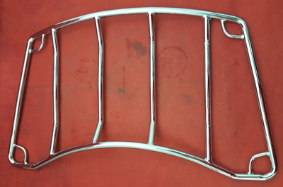 Motorcycle Trunk Kuryakyn 7159 Universal Rack (Chrome - Fits Gold