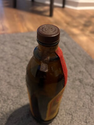Vintage KAHLUA coffee Liqueur Bottle- empty-4/5 qt- Paper Label