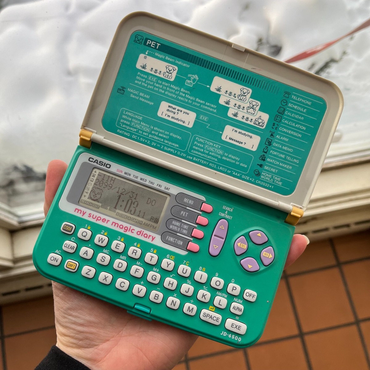 CASIOレジ Vintage Casio My Super Magic Diary JD-6500 Pet Action - Working | eBay