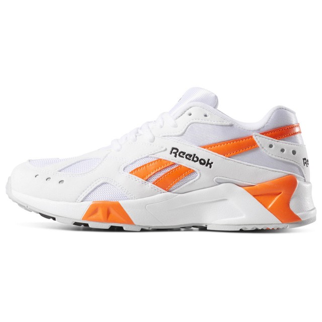 reebok aztrek white orange