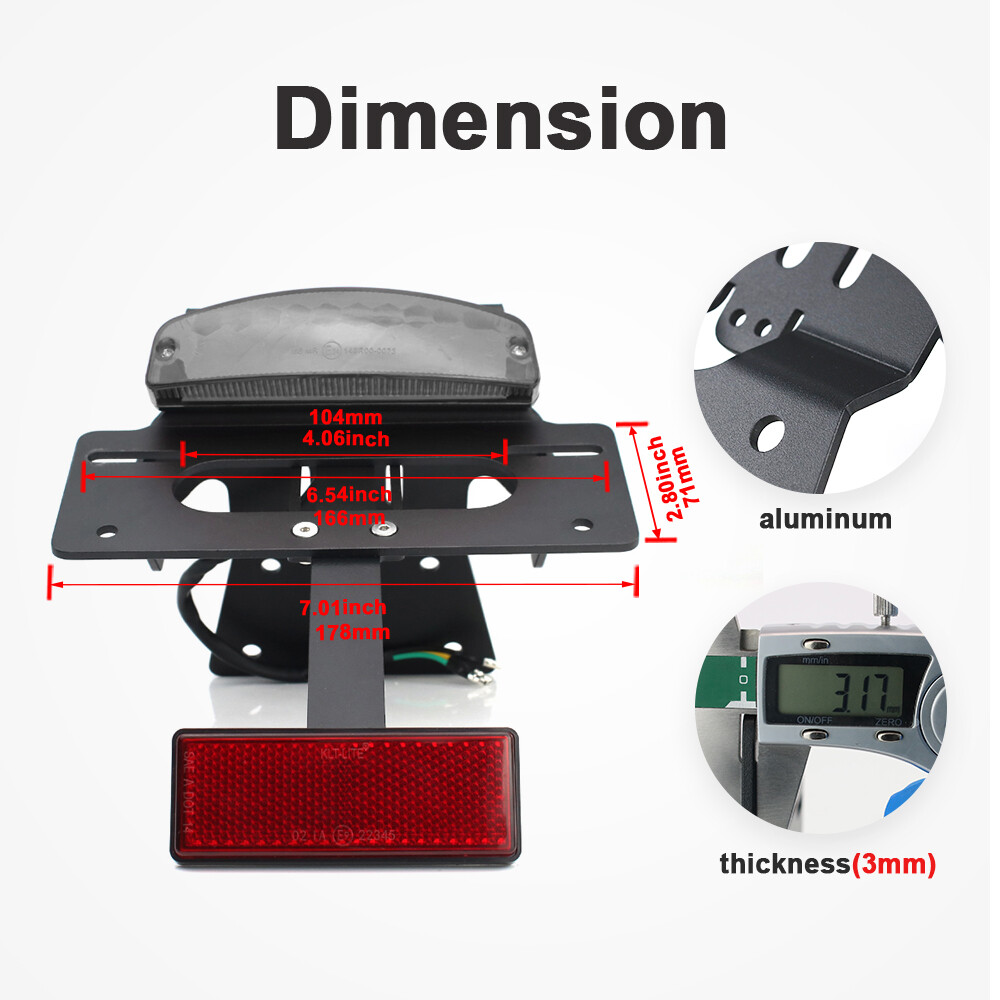 License Plate Holder Tail Tidy Mount Fit For Suzuki GSX-8S 2023