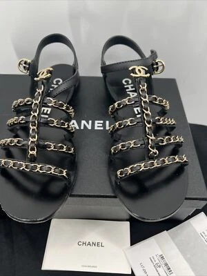 CHANEL Open Toe Sandals for Women for sale | eBay
