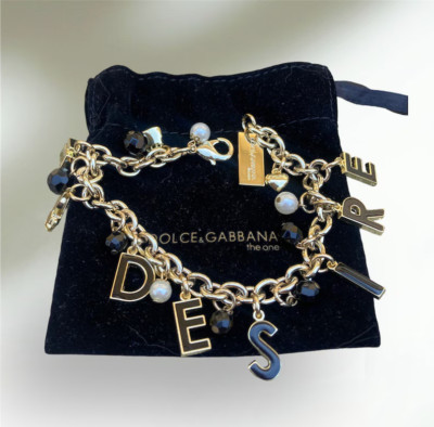 $99, NEW/GENUINE Dolce & Gabbana 'DESIRE' Gold-Tone 10