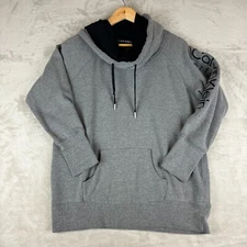 Calvin Klein Performance Hoodie Gray Men's Size Large Fleece Lined Sweatshirt