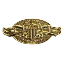 GENUINE U.S. COAST GUARD BADGE: COMPANY COMMANDER - MINIATURE