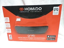 Homido Grab 3D Virtual Reality Red Headset for Smartphones