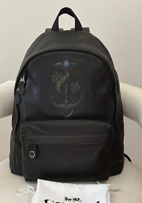 COACH ANCOR TATTOO BLACK/MULTI LEATHER UNISEX CAMPUS  display picture 3