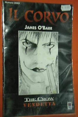 THE CROW REVENGE-NUMBER ZERO-red ED-G PRESS-POSTCARD VERSION