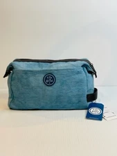 Life Is Good Travel Dopp Toiletry Bag Pouch Supply Zipper Pocket Unisex Blue