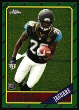 2013 Topps Chrome Denard Robinson 1986 Retro Rookie #32 Jacksonville Jaguars