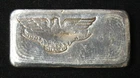 W.H. FOSTER Rare 10oz COUNTERSTAMPED  Poured Silver Bar .999+ #437