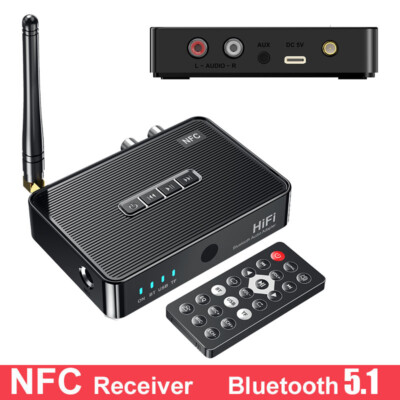 Bluetooth 5.0 Receiver Hi-Fi Wireless Audio Adapter Home Music Streaming Stereo