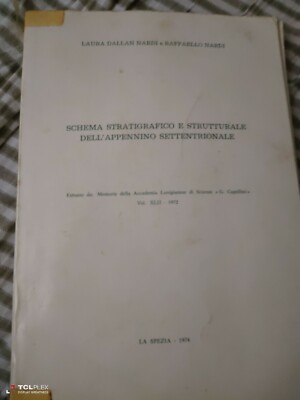 L.D.Nardi R.Nardi Stratigraphisches und strukturelles Schema Nördlicher Apennin
