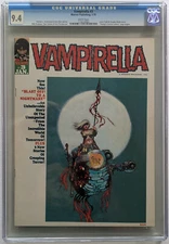 VAMPIRELLA Magazine #3 (Warren, 1970) Vaughn Bode cover CGC 9.4 NM RARE