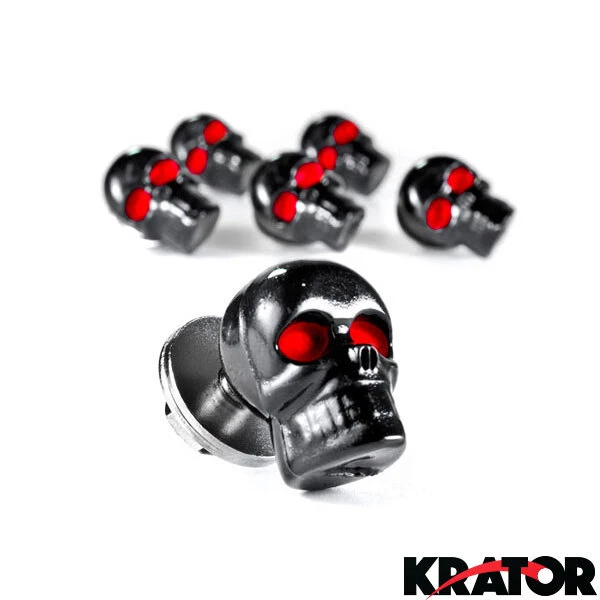 Pernos de placa de calavera esqueleto para Kawasaki VN Vulcan Classic MeanStreak Nomad 1600 Foto 4 de 4