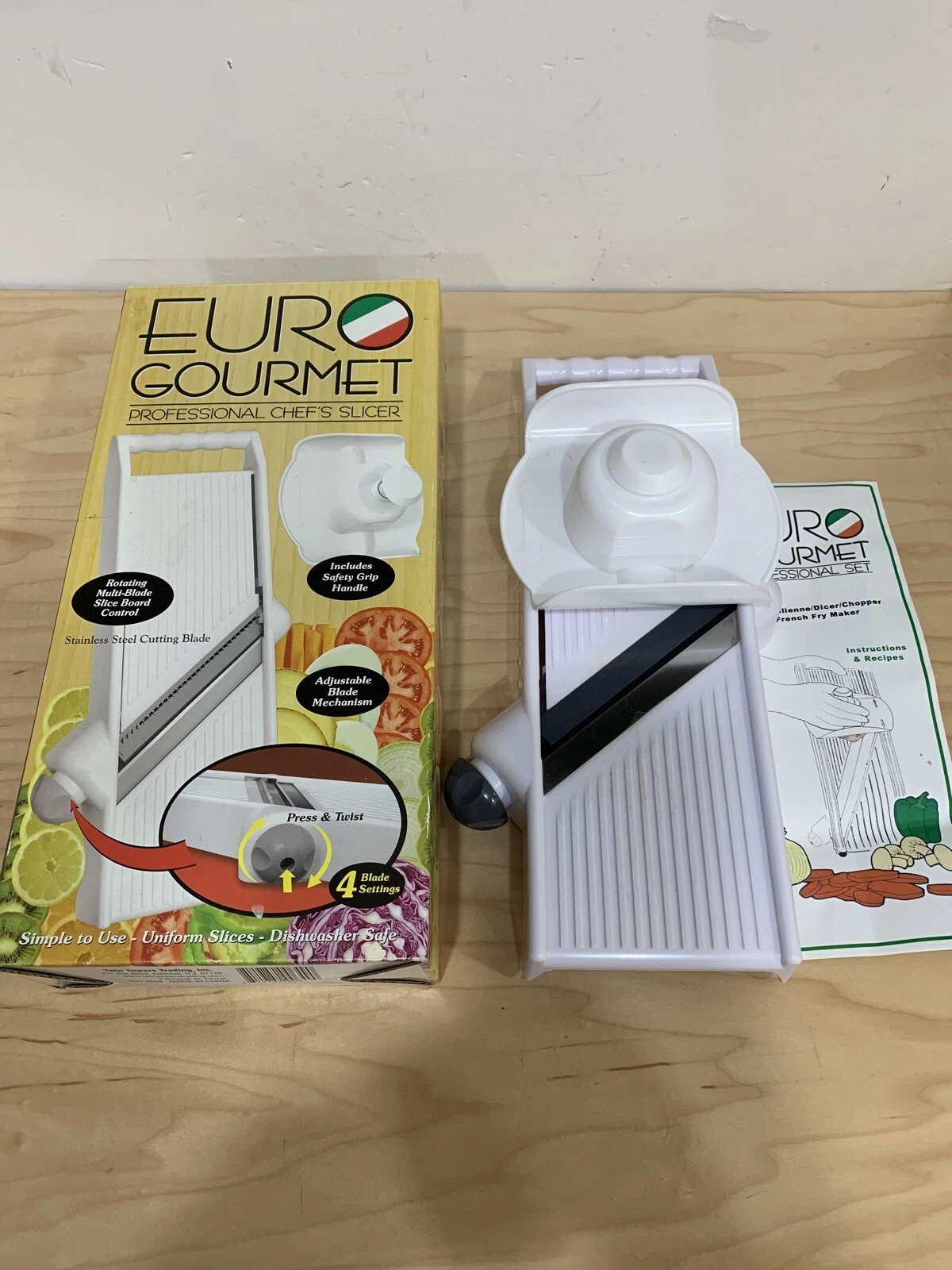 -Euro Gourmet Professional Chef's Slicer