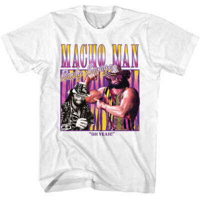 Macho Man Randy Savage Pimpin Oh Yeah Men's T Shirt WWE Wrestling Legend