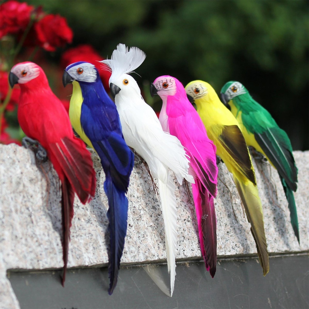 Feathered Parrot Decorations DHgate.com:Vibrant Feathered Parrot