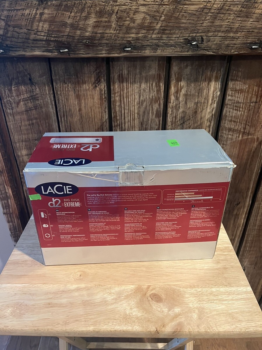 Lacie 500 GB d2 Big Disk Extreme External Hard Drive Triple