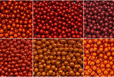 8mm 30St. Miracle Beads Magic Beads 3D Effekt Ilumination Fädell. 2mm
