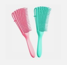 Detangling Brush Set 2 Pack for Curly  Textured Hair   New