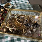 Mixed Lot Of Estate Sterling, &Costume Jewelry Tangled CRAFT??