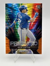 2024 Panini Prizm Nick Loftin Prizmatic Orange Pulsar /399 Kansas City Royals