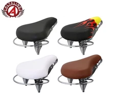 Altaline Beach Cruiser Saddle, Web Steel Spring Bicycle Seat In Multiple Colors.