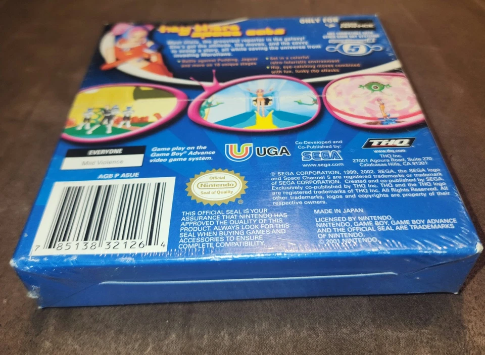 Space Channel 5 Ulala's Cosmic Attack (Nintendo GBA, 2003) BRAND NEW SEALED! - Image 2 of 4